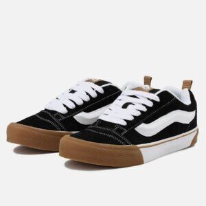 VANS KNU SKOOL GUM BUMPER BLACK Men's Women's Shoes